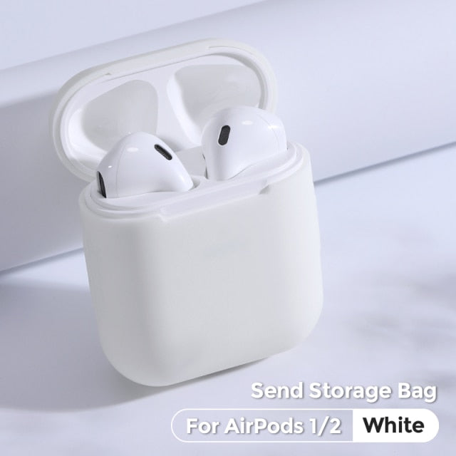 Pure Color Cover Super Soft Case For Apple Airpods Pro 1/2 Fundas Shockproof