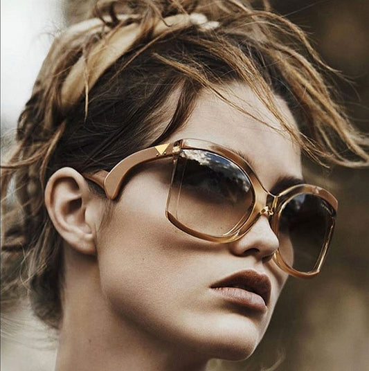 Fashion Women Oversized ButterFly Style Gradient Sunglasses