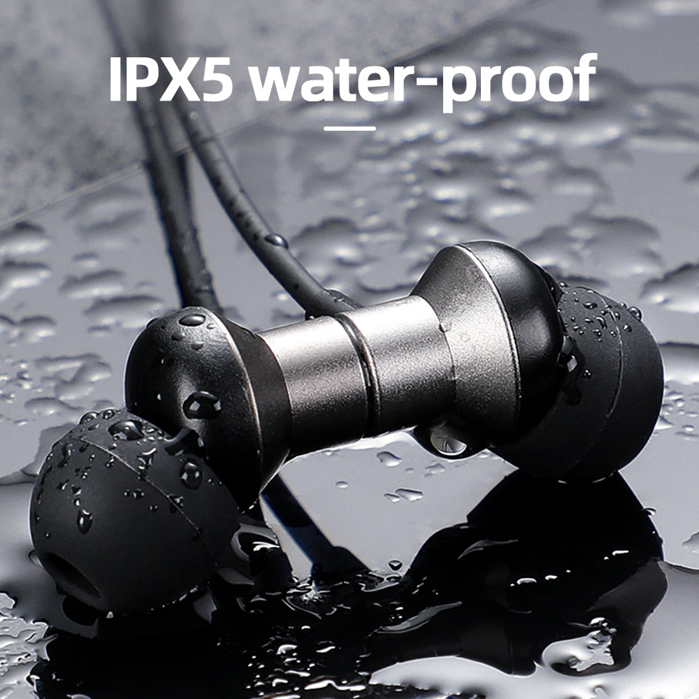 Magnetic Noise Reduction Sport Headset IPX5 Waterproof