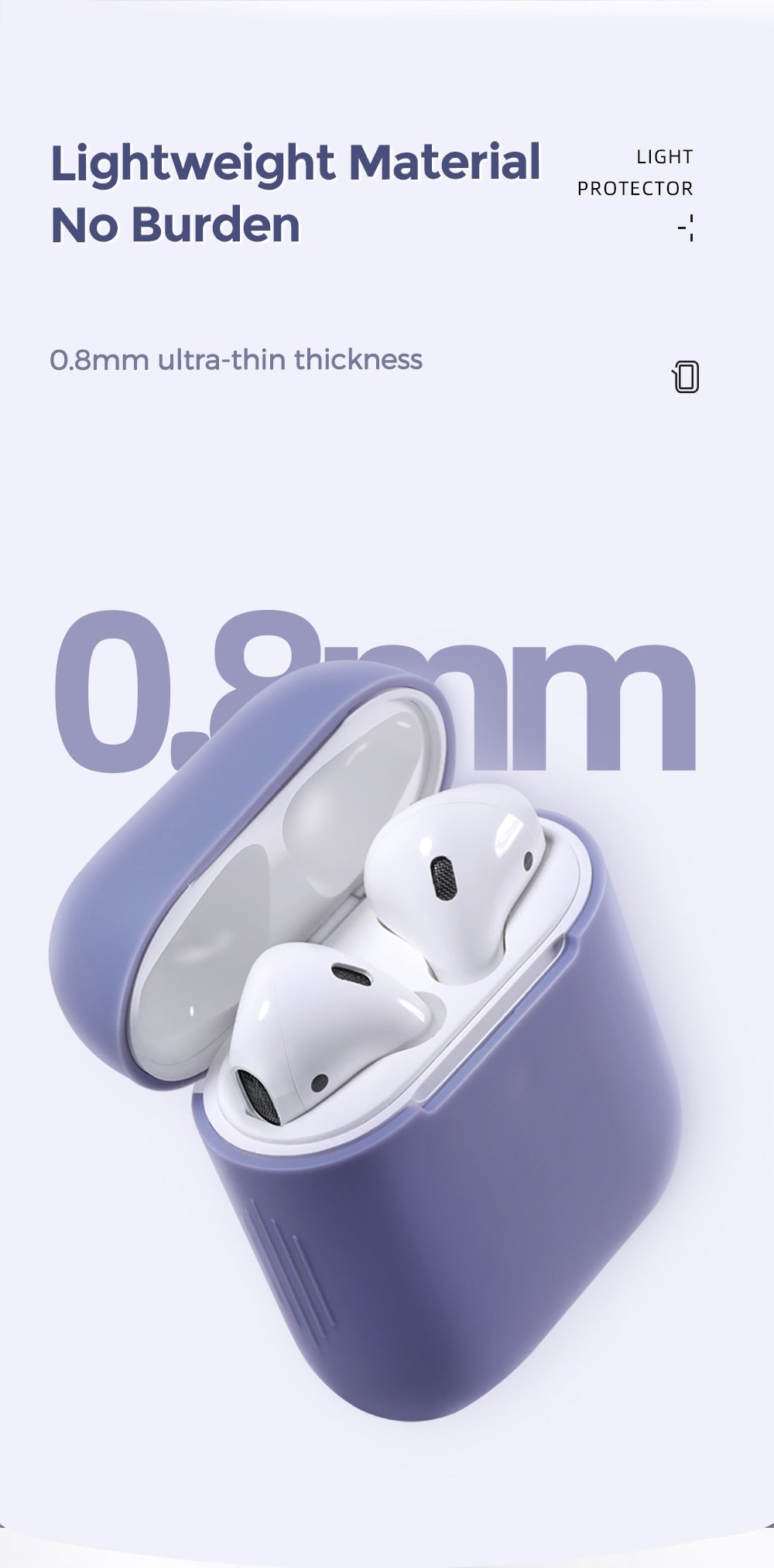 Pure Color Cover Super Soft Case For Apple Airpods Pro 1/2 Fundas Shockproof